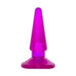 Фиолетовая анальная пробка BUTT PLUG - 9,5 см.