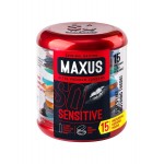 Ультратонкие презервативы MAXUS Sensitive - 15 шт.