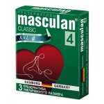 Презервативы Masculan Classic 4 XXL увеличенного размера - 3 шт.