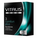 Контурные презервативы VITALIS PREMIUM comfort plus - 3 шт.