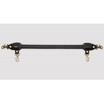 Черная распорка для ног Bound to You Faux Leather Spreader Bar - 50,8 см.